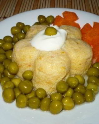 Суфле из рыбы на пару