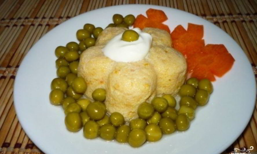 Рецепт суфле из рыбы на пару