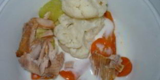 суфле из рыбы на пару