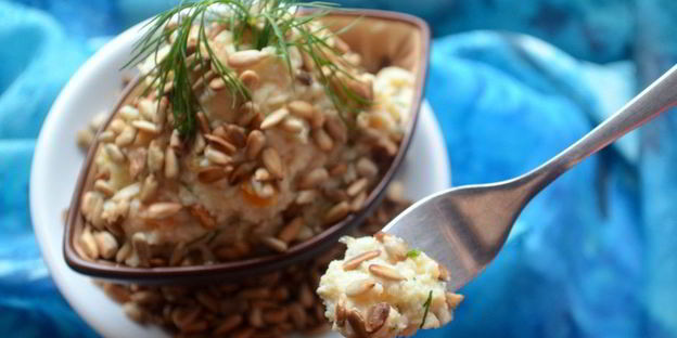 суфле из сельдерея с курагой