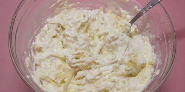 творожно-яблочное суфле