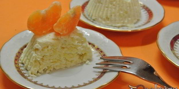 творожно-яблочное суфле