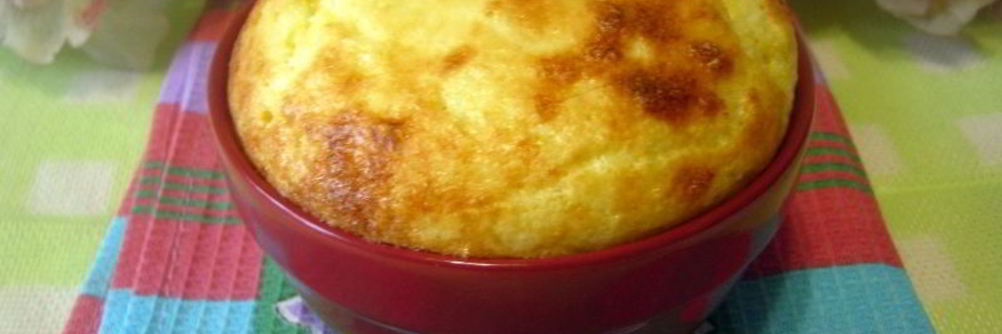 Творожное суфле с изюмом