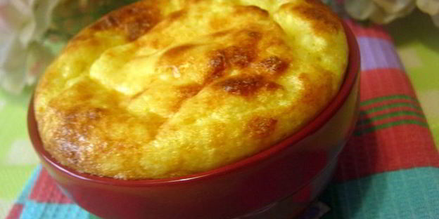 творожное суфле с изюмом