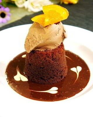 Тройной шоколадный пудинг