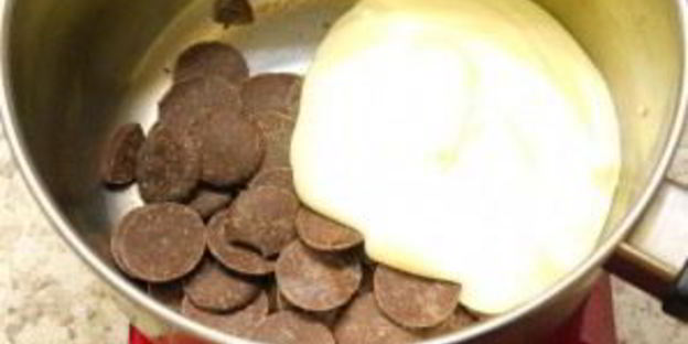 тройной шоколадный пудинг