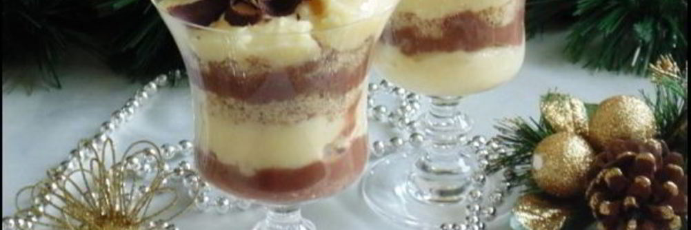 Ванильно-шоколадный десерт