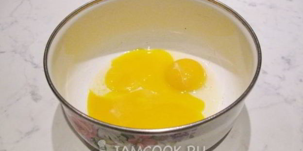 ванильно-шоколадный десерт