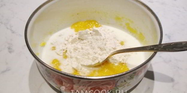 ванильно-шоколадный десерт