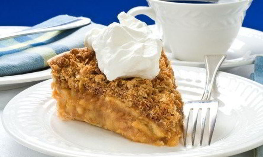 Рецепт яблочного гратен с овсяными хлопьями