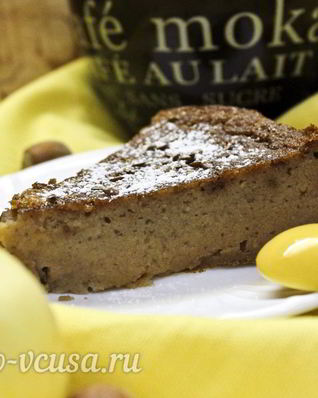 Яблочный пудинг с манкой