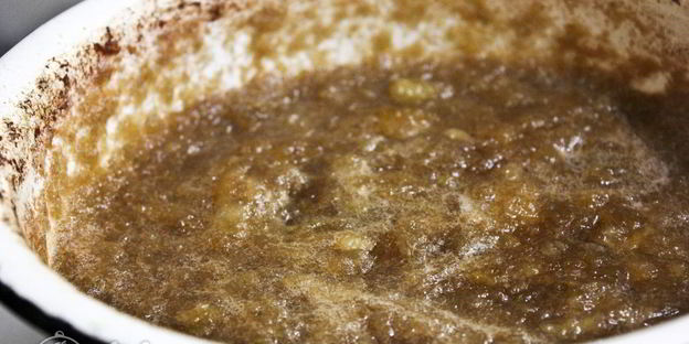 яблочный пудинг с манкой