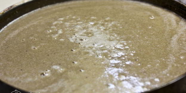 яблочный пудинг с манкой