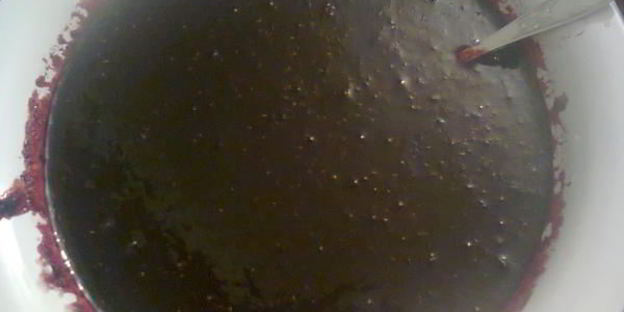 живое желе из черной смородины