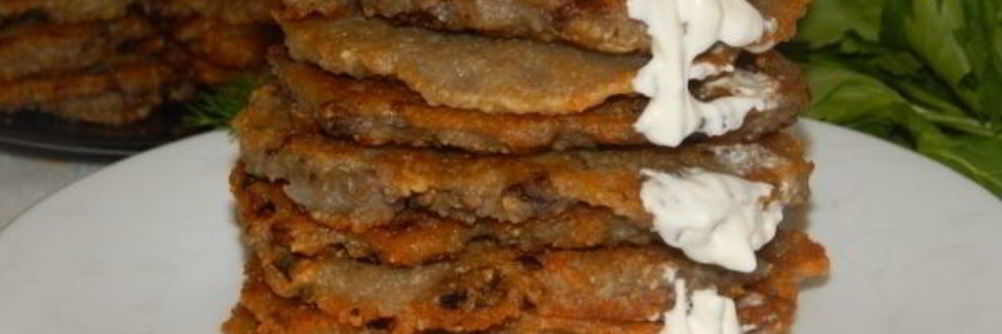 Драники с грибами