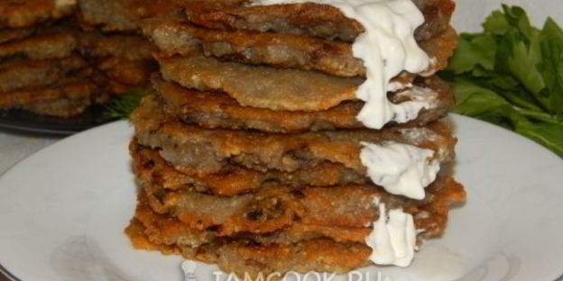 драники с грибами