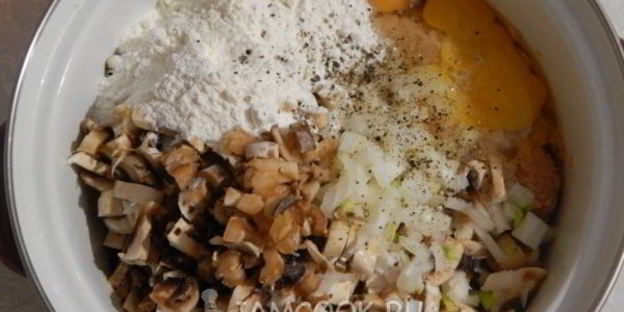 драники с грибами