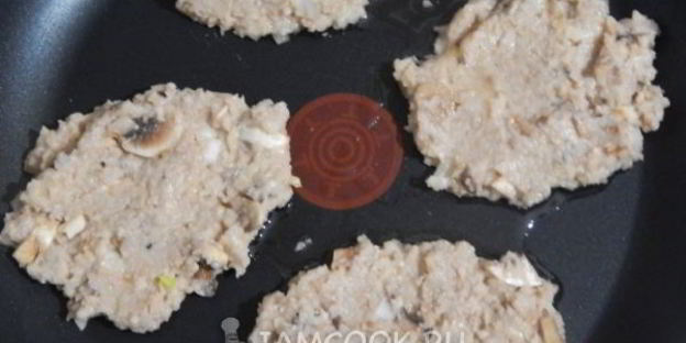 драники с грибами