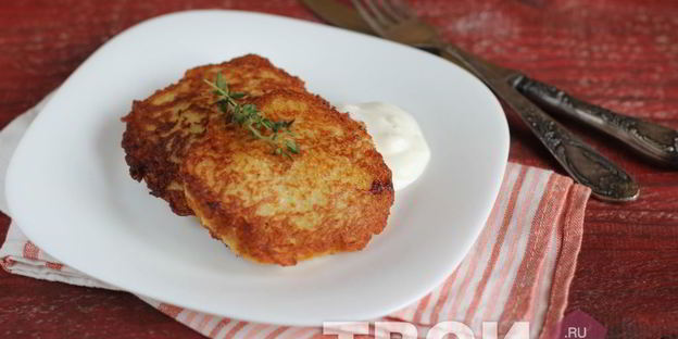 драники с мясом