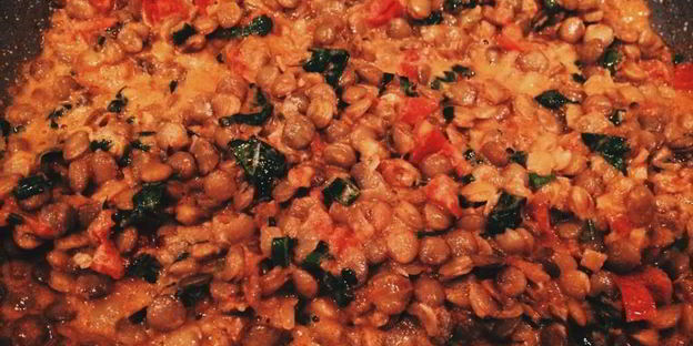 гарнир из чечевицы по-азиатски