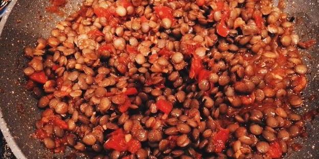 гарнир из чечевицы по-азиатски