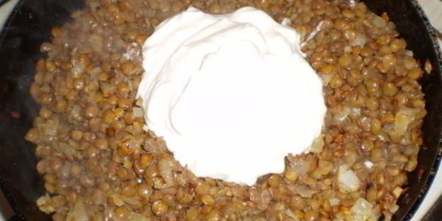 гарнир из чечевицы