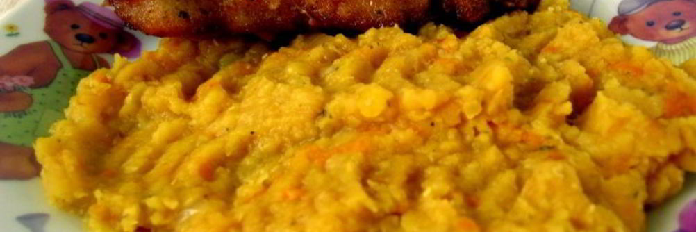 Гарнир из красной чечевицы