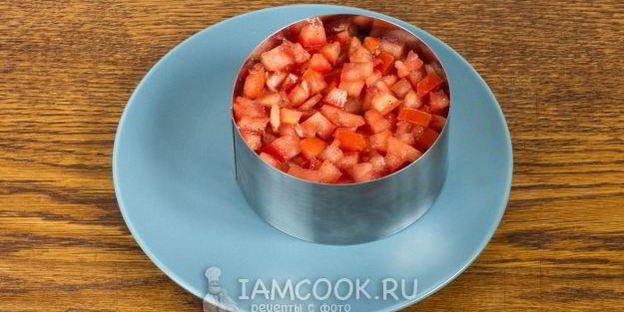 гарнир из кускуса с помидором