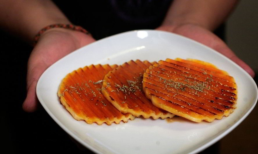 Рецепт гарнира из медовой тыквы