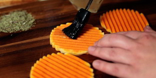 гарнир из медовой тыквы