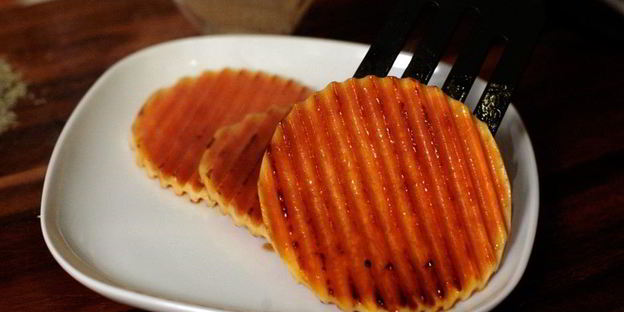 гарнир из медовой тыквы