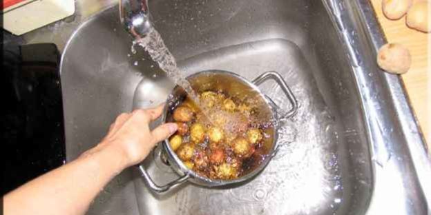 гарнир из мелкого картофеля