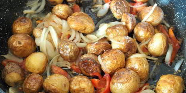 гарнир из молодого картофеля