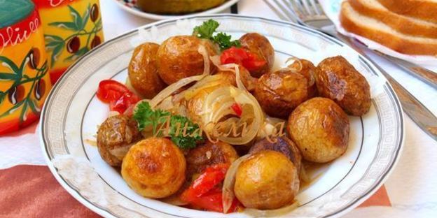 гарнир из молодого картофеля