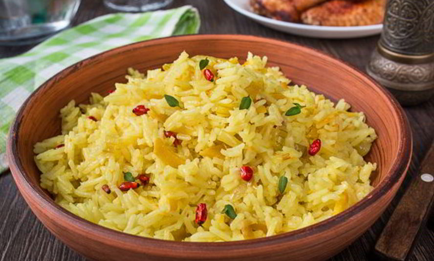 Рецепт апельсинового риса с имбирем