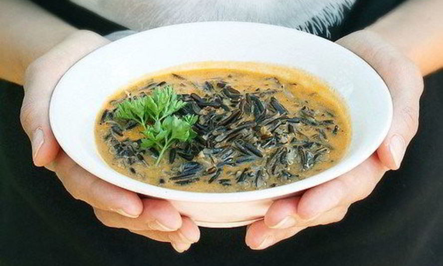 Рецепт дикого риса в кокосовом соусе