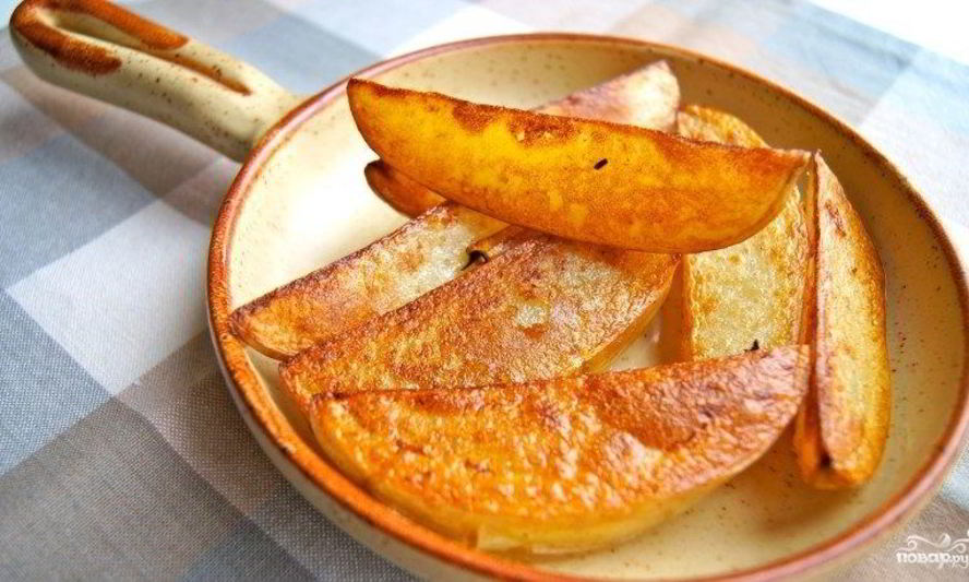 Рецепт картофеля по-деревенски дольками