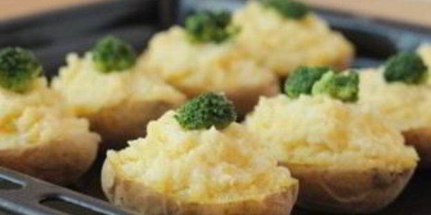 картофель с брокколи в духовке