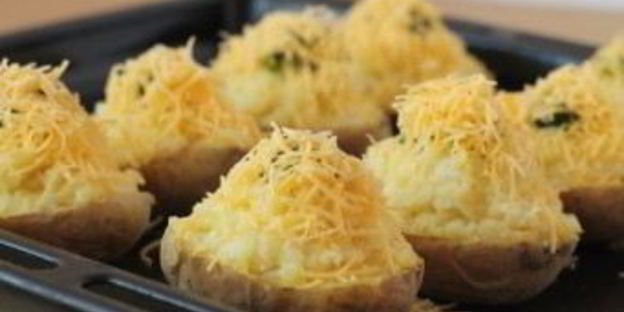 картофель с брокколи в духовке