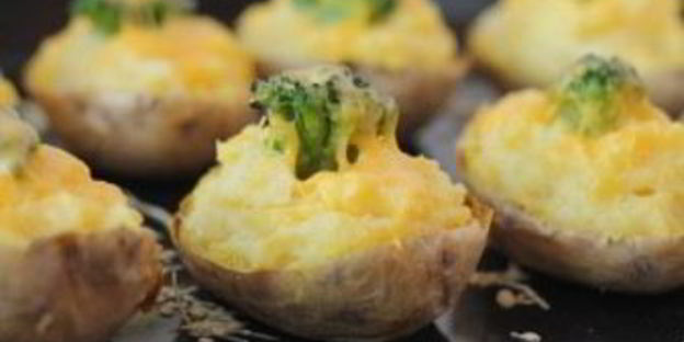 картофель с брокколи в духовке