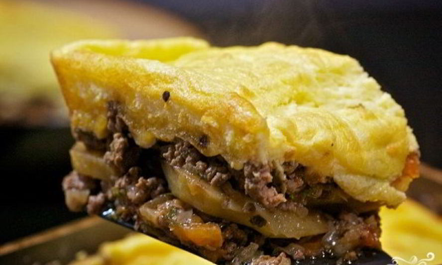 Рецепт картофеля с фаршем в духовке