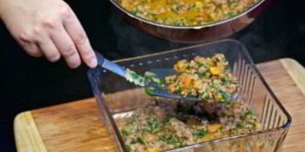 картофель с фаршем в духовке