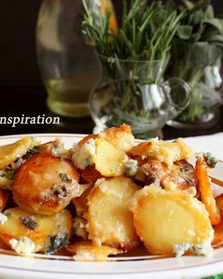 Картофель с горгонзолой