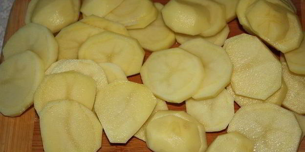 картофель с горгонзолой