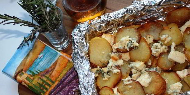 картофель с горгонзолой