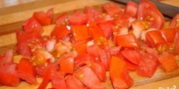 картофель с мясом и овощами