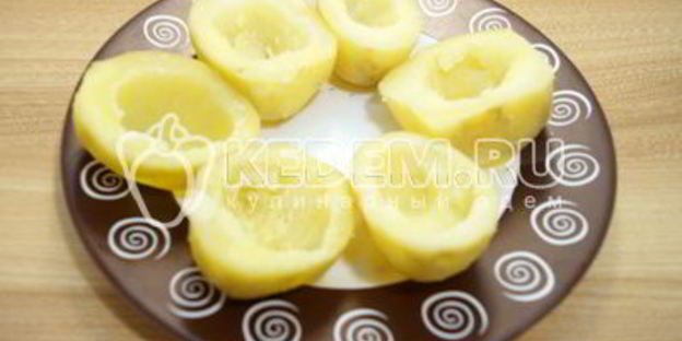 картофель с селедкой