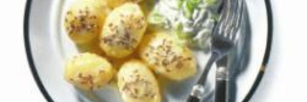 Картофель с тмином и творогом