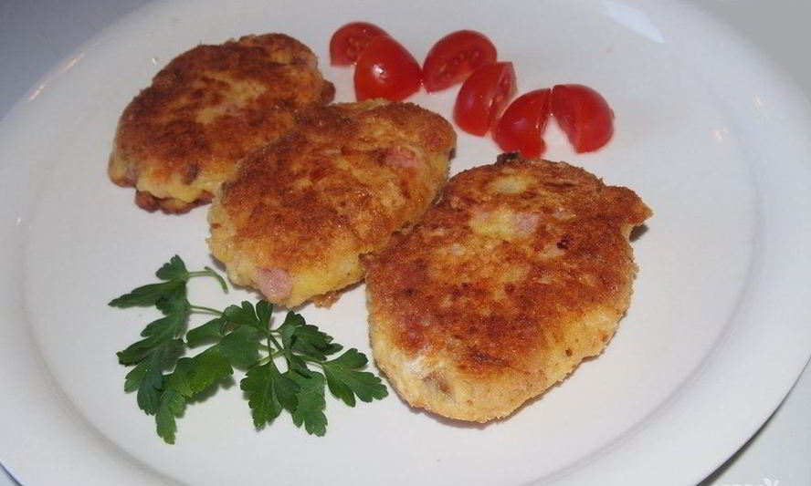 Рецепт картофеля с ветчиной