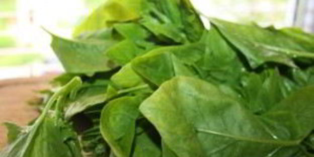 картофель со шпинатом